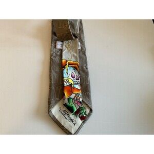 Ed Hardy Edgy Tie - EUC - Beautiful Colors